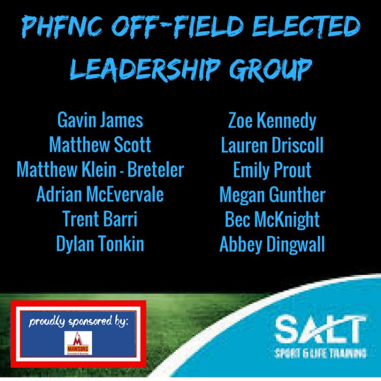 PHFNC Off field leadership group (1)